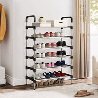 6-Tier Galvanised Steel Shoe Rack