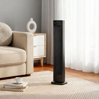2000W PTC Electric Tower Heater with Remote Control (30-Inch Heat Shield)