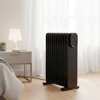 2300W 11-Fin Oil Filled Radiator Electric Heater with Remote Control