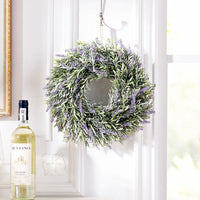 30CM Round Artificial Lavender Wreath (Complimentary)